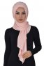 Tamara - Altrosa Baumwolle Praktisch Hijab