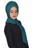 Tamara - Dunkelgrün Baumwolle Praktisch Hijab