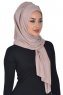 Tamara - Taupe Baumwolle Praktisch Hijab