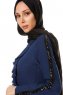 Yussra - Navy Blau Kleid - Burun