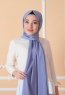 Zahra - Denim Krepp Hijab - Mirach