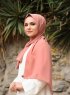 Zahra - Dusky Rose Krepp Hijab - Mirach