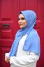 Zahra - Indigo Krepp Hijab - Mirach