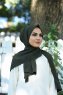 Zahra - Dunkel Khaki Krepp Hijab - Mirach