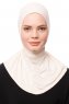 Zeliha - Licht Beige Praktisch Viscose Hijab