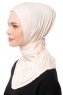 Zeliha - Licht Beige Praktisch Viscose Hijab