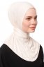 Zeliha - Licht Beige Praktisch Viscose Hijab