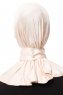 Zeliha - Licht Beige Praktisch Viscose Hijab