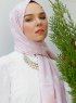 Zinera - Rosa Gemustertes Hijab - Sal Evi