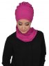 Zoe Fuchsia Chiffon Turban Sjal Hijab Ayse Turban 322810d