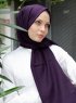 Zaina - Dunkelviolett Hijab - Sal Evi