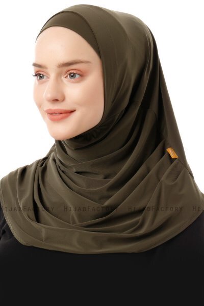 Esma - Khaki Amira Hijab - Firdevs
