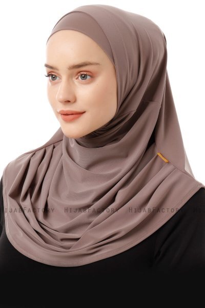 Esma - Helltaupe Amira Hijab - Firdevs