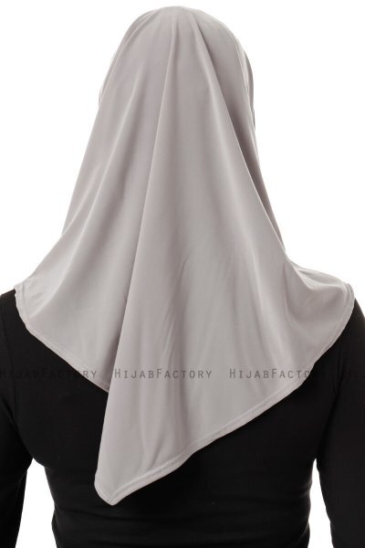Esma - Hellgrau Amira Hijab - Firdevs