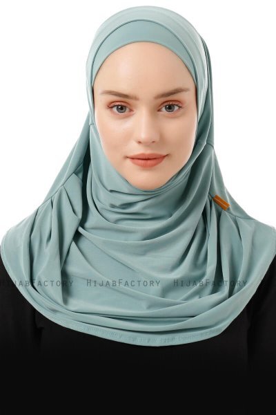 Esma - Minzgrün Amira Hijab - Firdevs