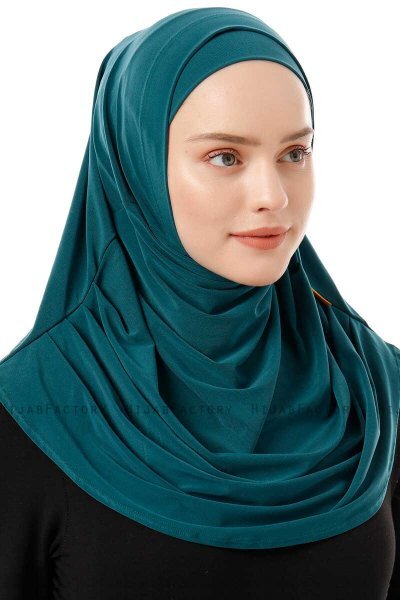 Esma - Dunkelgrün Amira Hijab - Firdevs