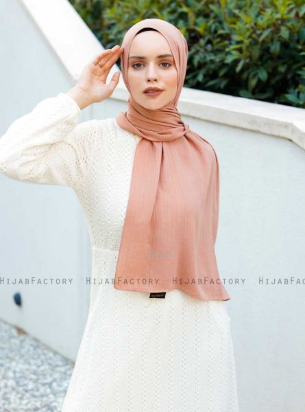 Emira - Peach Hijab - Sal Evi