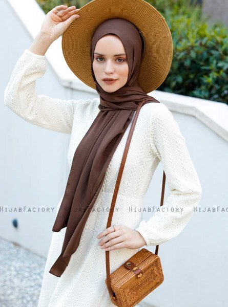 Emira - Dunkelbraun Hijab - Sal Evi