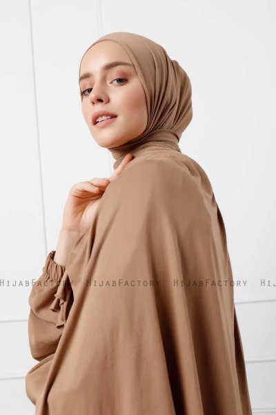 Sibel - Braun Jersey Hijab