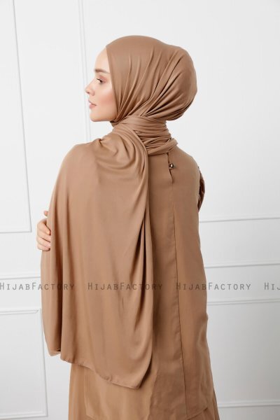 Sibel - Braun Jersey Hijab