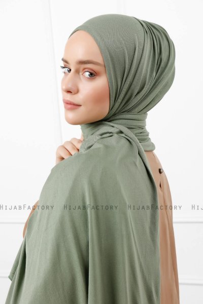 Sibel - Grün Jersey Hijab
