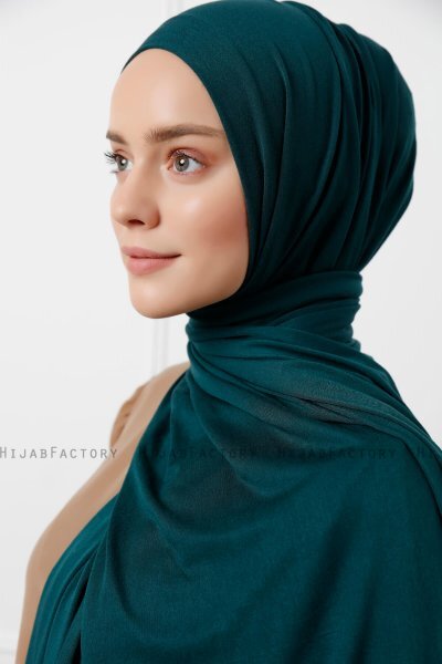 Sibel - Dunkelgrün Jersey Hijab