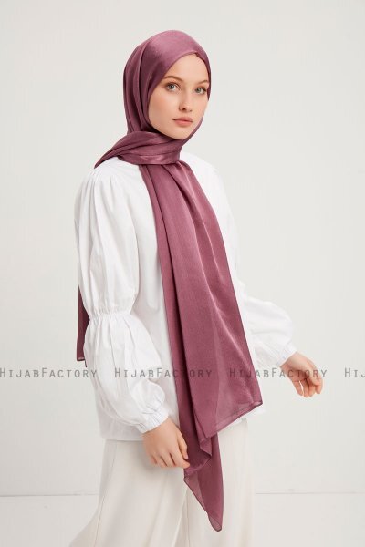 Berrak - Dunkelrosa Janjanli Hijab