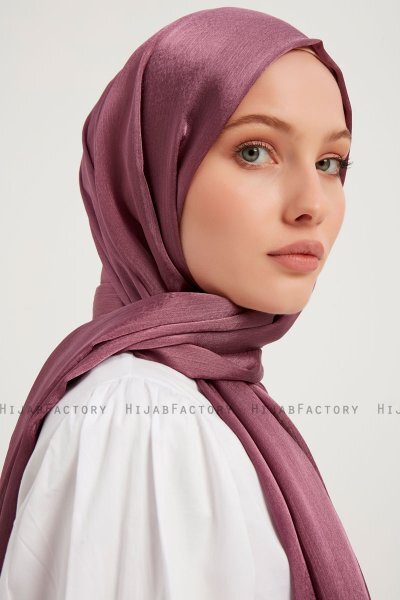 Berrak - Dunkelrosa Janjanli Hijab