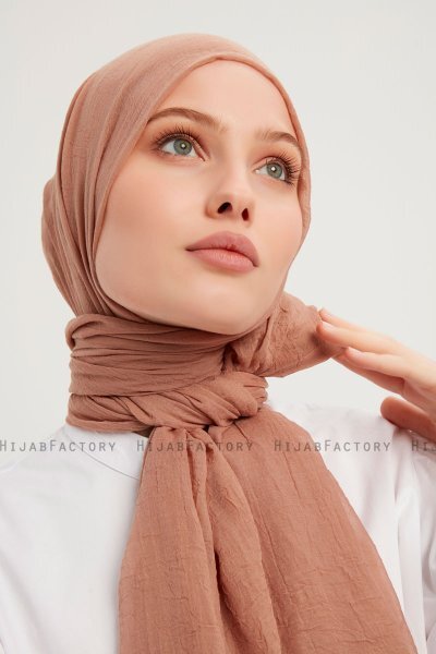 Afet - Hellbraun Comfort Hijab