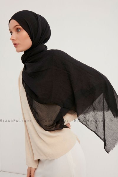 Afet - Schwarz Comfort Hijab