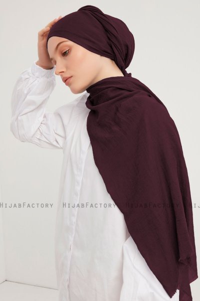 Afet - Dunkelviolett Comfort Hijab