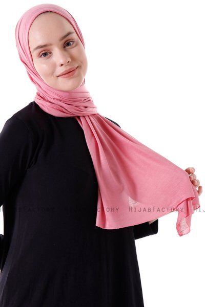 Seda - Dunkelrosa Jersey Hijab - Ecardin