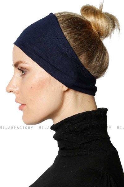 Cemre - Navy Blau Bandana Untertuch