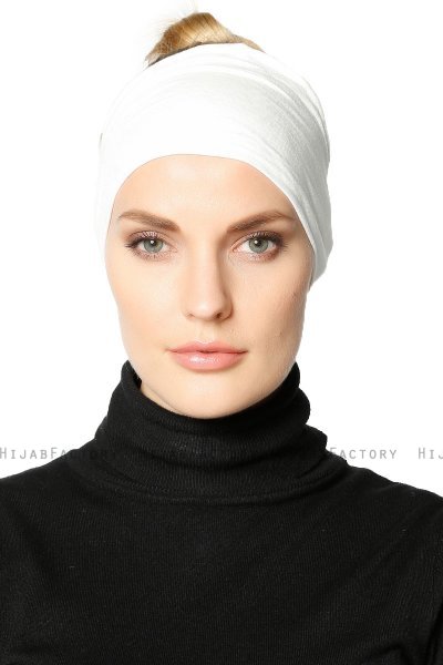 Cemre - Creme Bandana Untertuch