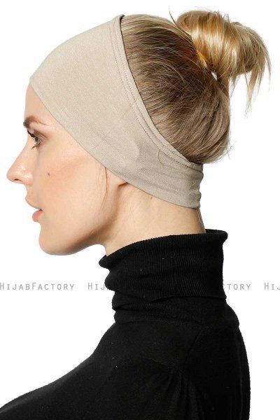 Cemre - Helltaupe Bandana Untertuch