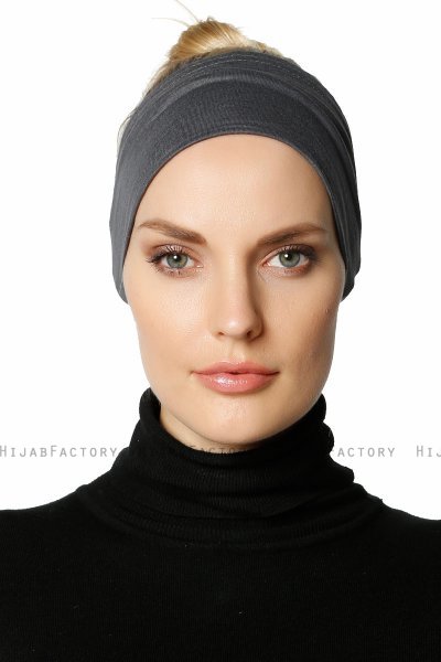 Cemre - Dunkelgrau Bandana Untertuch