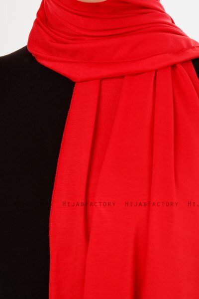 Melek - Rot Premium Jersey Hijab - Ecardin