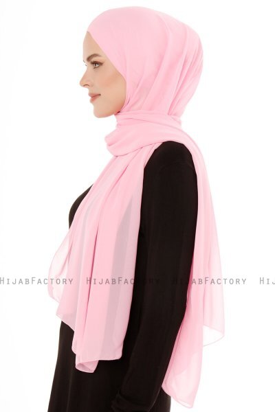 Derya - Rosa Praktisch Chiffon Hijab