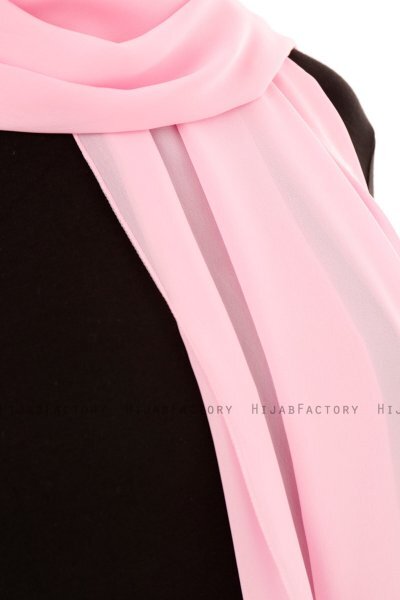 Derya - Rosa Praktisch Chiffon Hijab