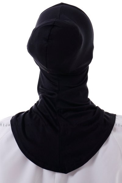 Damla - Schwarz Ninja Hijab Maske Untertuch