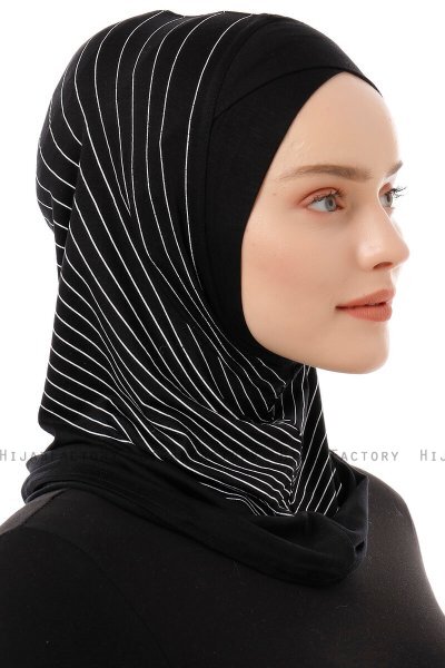 Babe Cross - Schwarz & Weiß One-Piece Al Amira Hijab