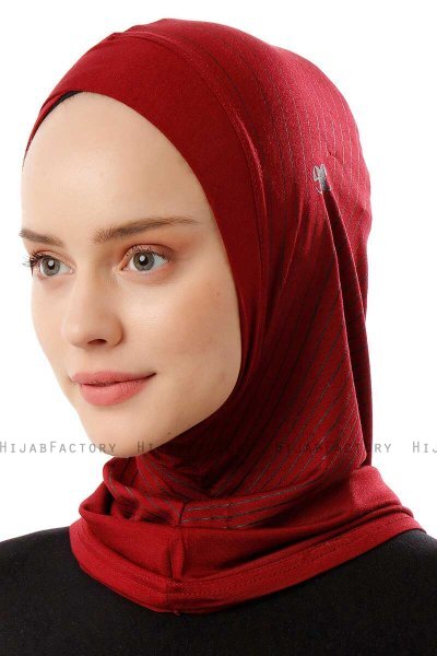 Babe Cross - Bordeaux One-Piece Al Amira Hijab