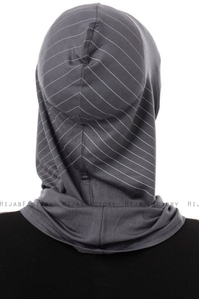 Babe Cross - Dunkelgrau One-Piece Al Amira Hijab