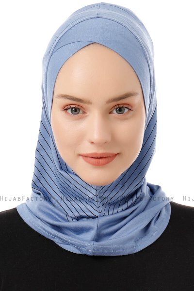 Babe Cross - Indigo One-Piece Al Amira Hijab