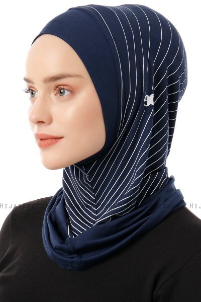 Babe Plain - Navy Blau One-Piece Al Amira Hijab