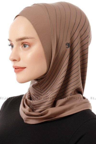 Babe Plain - Dunkeltaupe One-Piece Al Amira Hijab