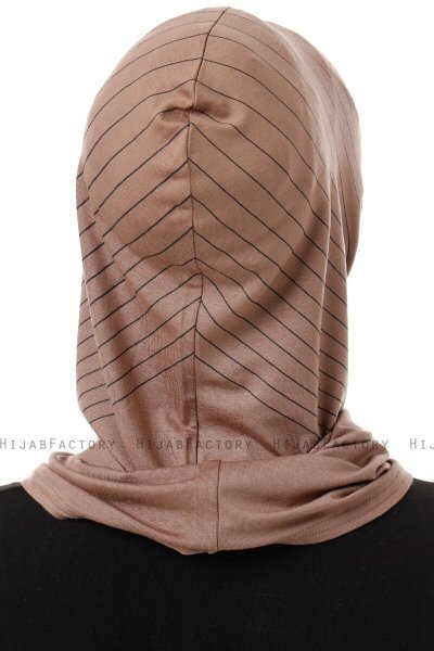 Babe Plain - Dunkeltaupe One-Piece Al Amira Hijab