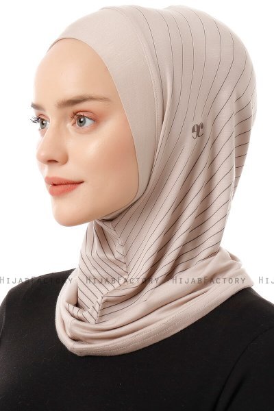 Babe Plain - Helltaupe One-Piece Al Amira Hijab