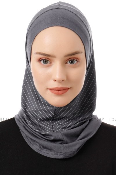 Babe Plain - Dunkelgrau One-Piece Al Amira Hijab