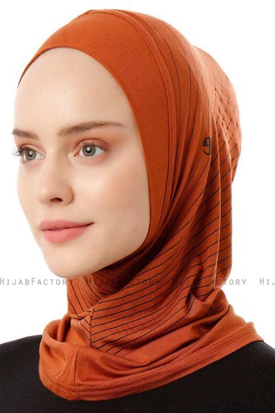 Babe Plain - Ziegelrot One-Piece Al Amira Hijab